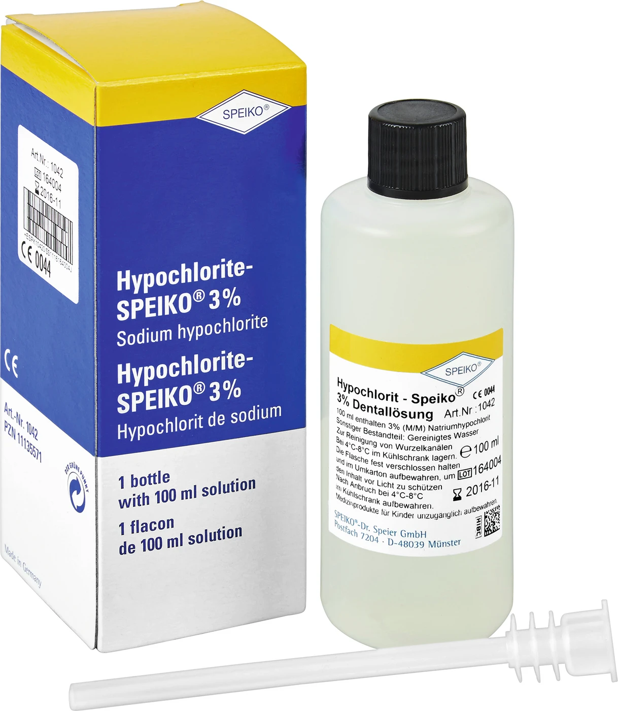 Hypochlorit-SPEIKO® 3% Packung 100 ml Lösung mit Easy-Quick Entnahmesystem