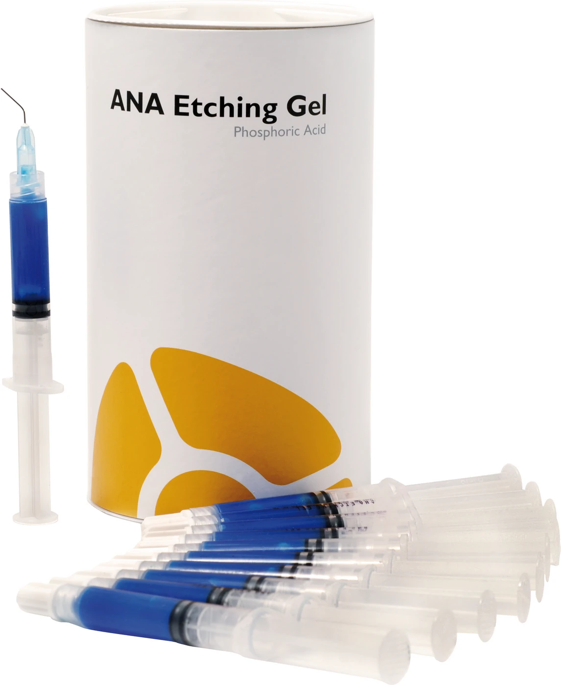 ANA Etching Gel MAXI Pack 10 x 2 ml Spritze, 10 Mischkanülen ANA Etching Gel MAXI Pack 10 x 2 ml Spritze, 10 Mischkanülen
