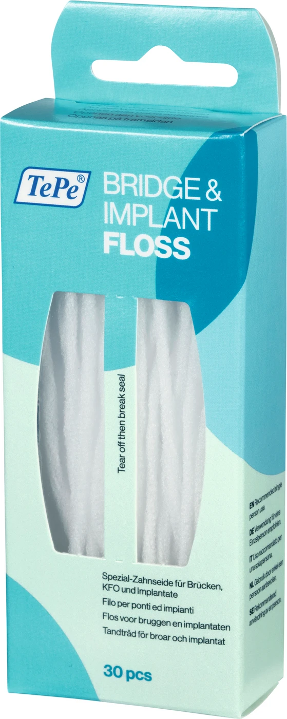 TePe® Bridge & Implant Floss Box 30 Stück