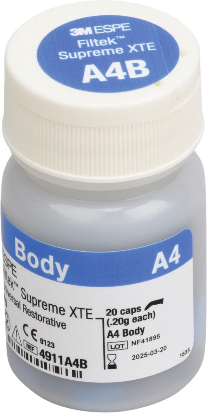 Filtek™ Supreme XTE Universal Packung 20 x 0,2 g Kapsel body A4