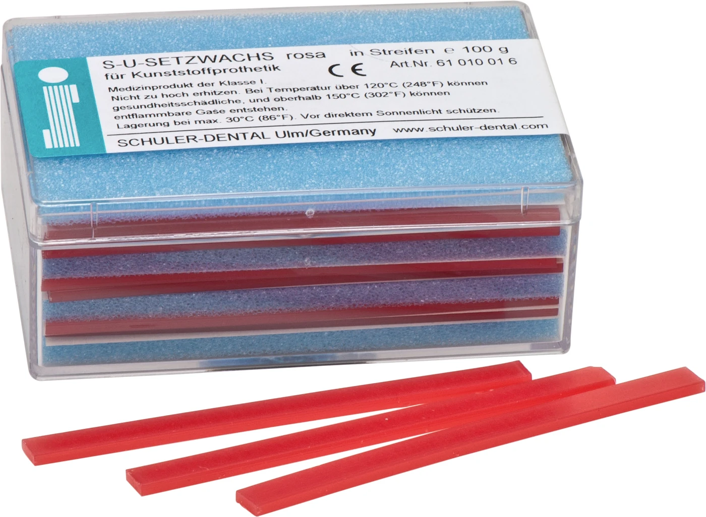 S-U-SETZWACHS Packung 100 g rosa