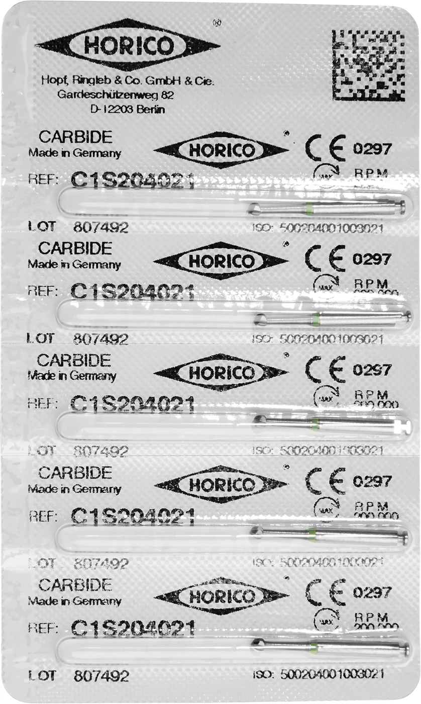 HM-Bohrer C1S Packung 5 Stück RA, Figur 001, ISO 021