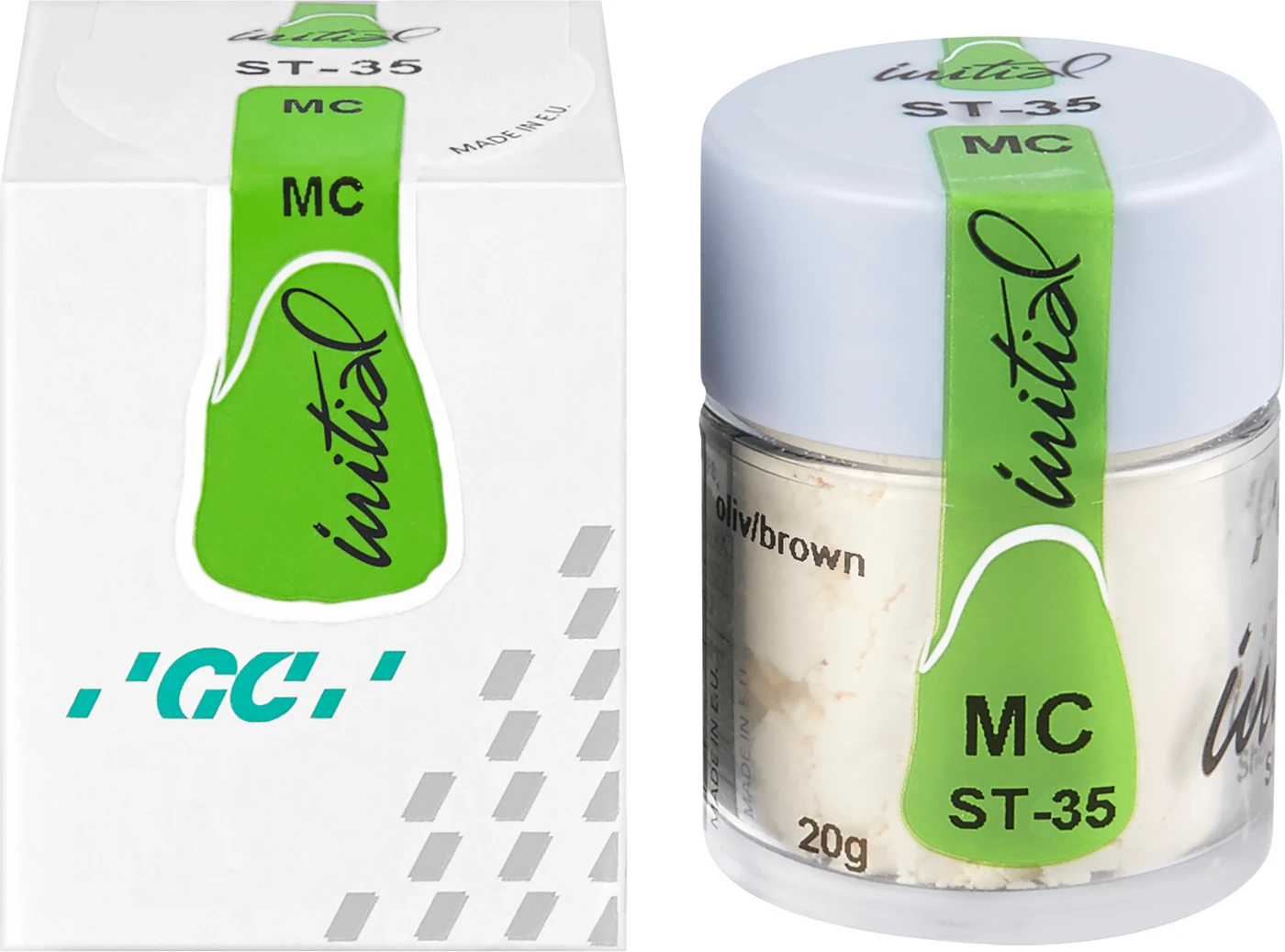 GC Initial™ MC Dose 20 g Pulver shoulder transparent ST-35