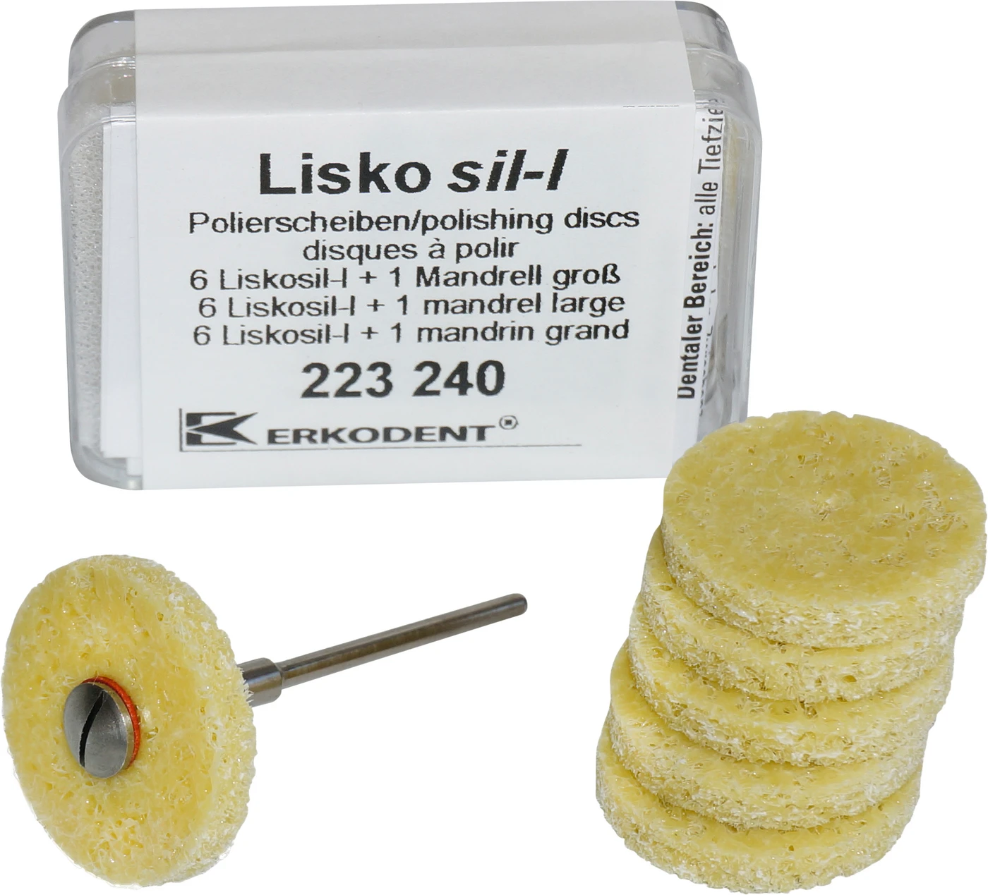 Liskosil-l Packung 6 Stück, L, 1 Mandrell