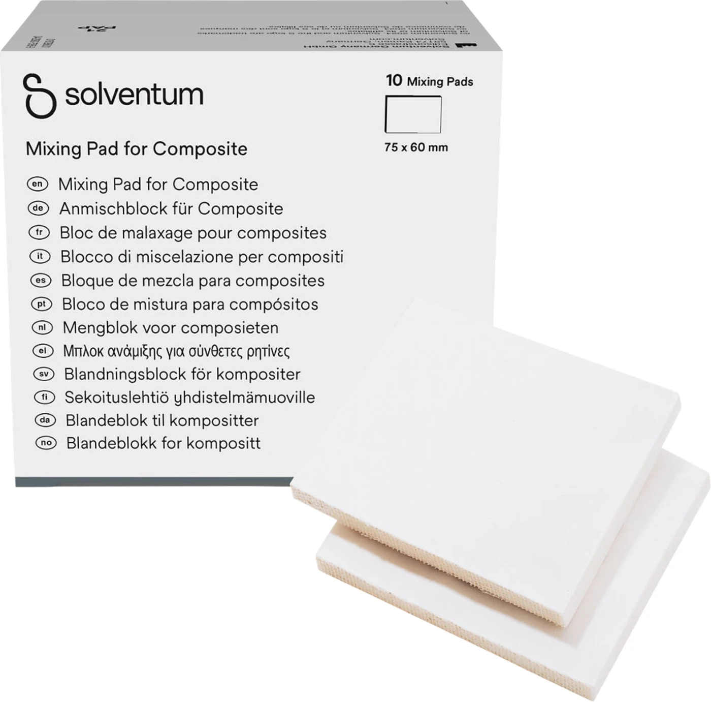 Anmischblöcke Stück 60 x 75 mm, für Komposit