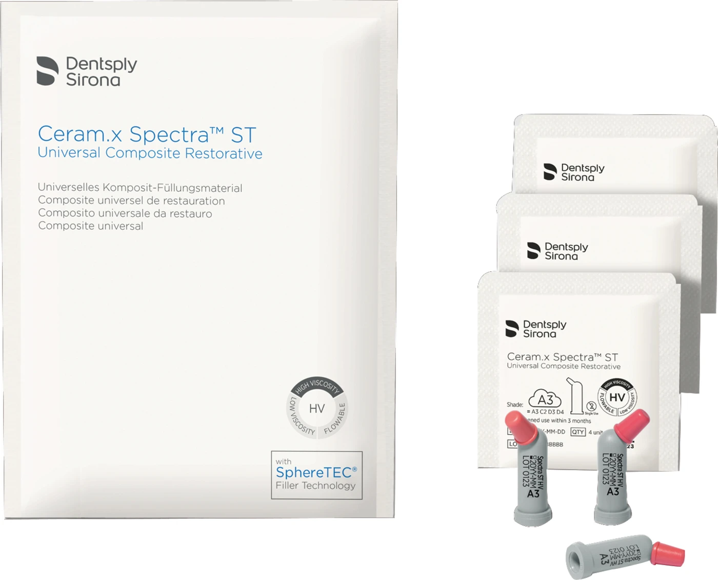 Ceram.x Spectra™ eco Packung 52 x 0,25 g Compule A3