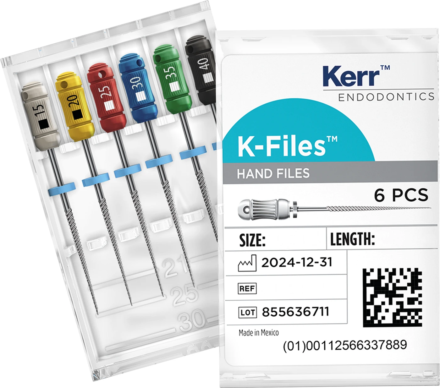 K-Files™ Packung 6 Stück 25 mm ISO 006
