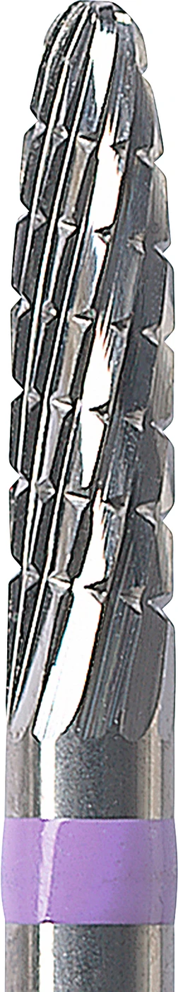 HM-Fräser Schliff 24 Stück Spiralverzahnung, violett fein, HP, Figur 289, 9,5 mm, ISO 023