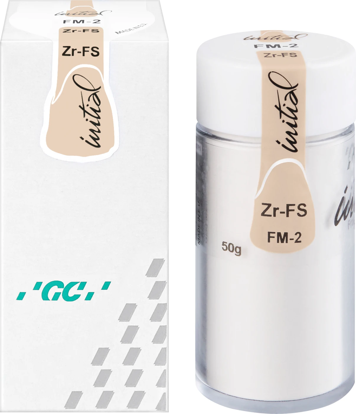 GC Initial™ Zr-FS Dose 50 g Pulver frame modifier FM-2 olive/kaki
