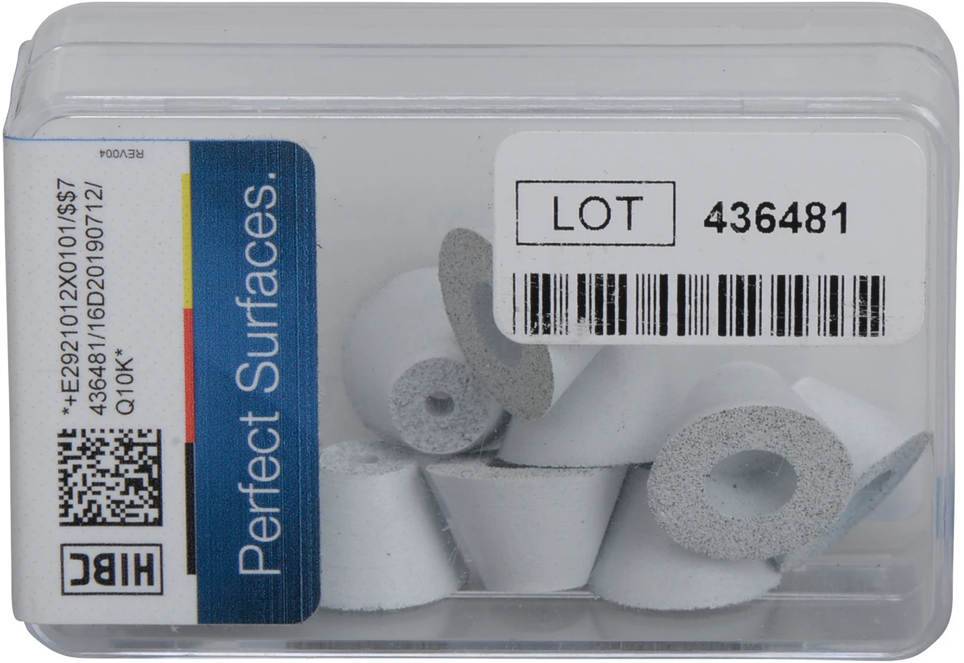 EVE UNIVERSAL Packung 10 Stück unmontiert, weiß grob, Figur umgekehrter Kegel, 12 x 7 mm EVE UNIVERSAL Packung 10 Stück unmontiert, weiß grob, Figur umgekehrter Kegel, 12 x 7 mm