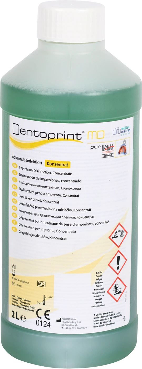 Dentoprint® MD pur Flasche 2 Liter