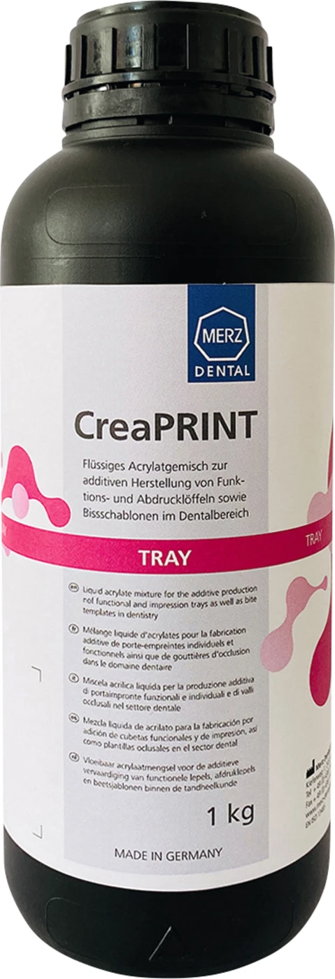 CreaPRINT Tray Flasche 1 kg 385 nm, hot-pink