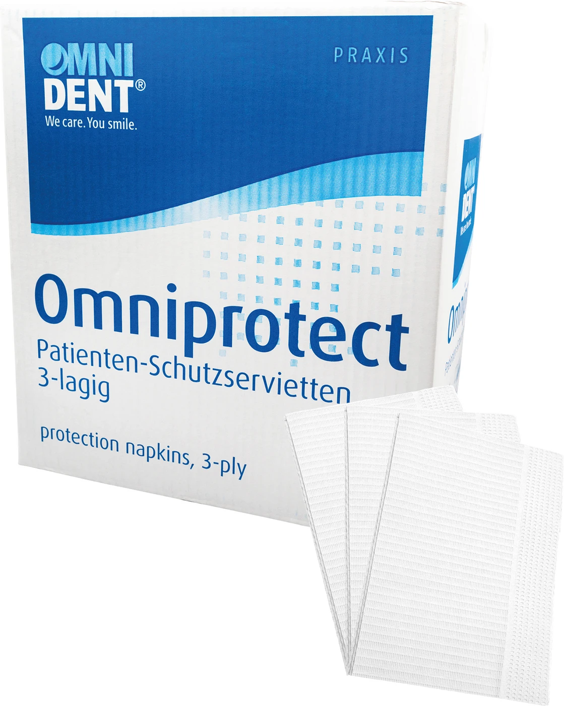 Omniprotect Karton 500 Stück weiß