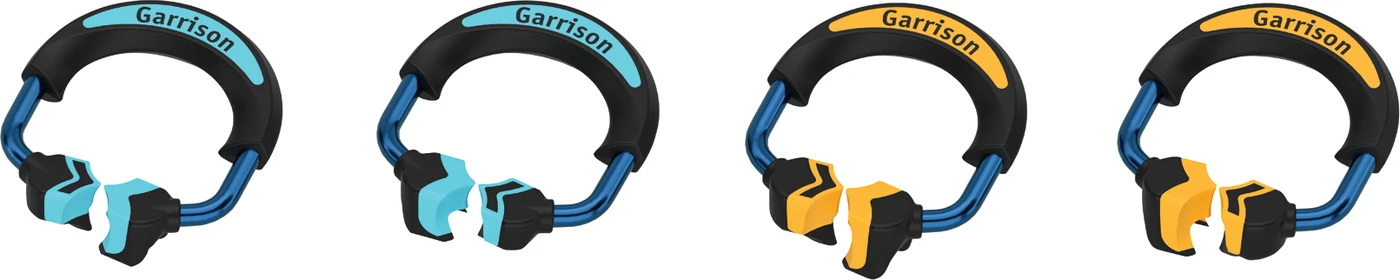 Quad-Teilmatrizensystem Ringe Set 4 Stück (blau, orange)