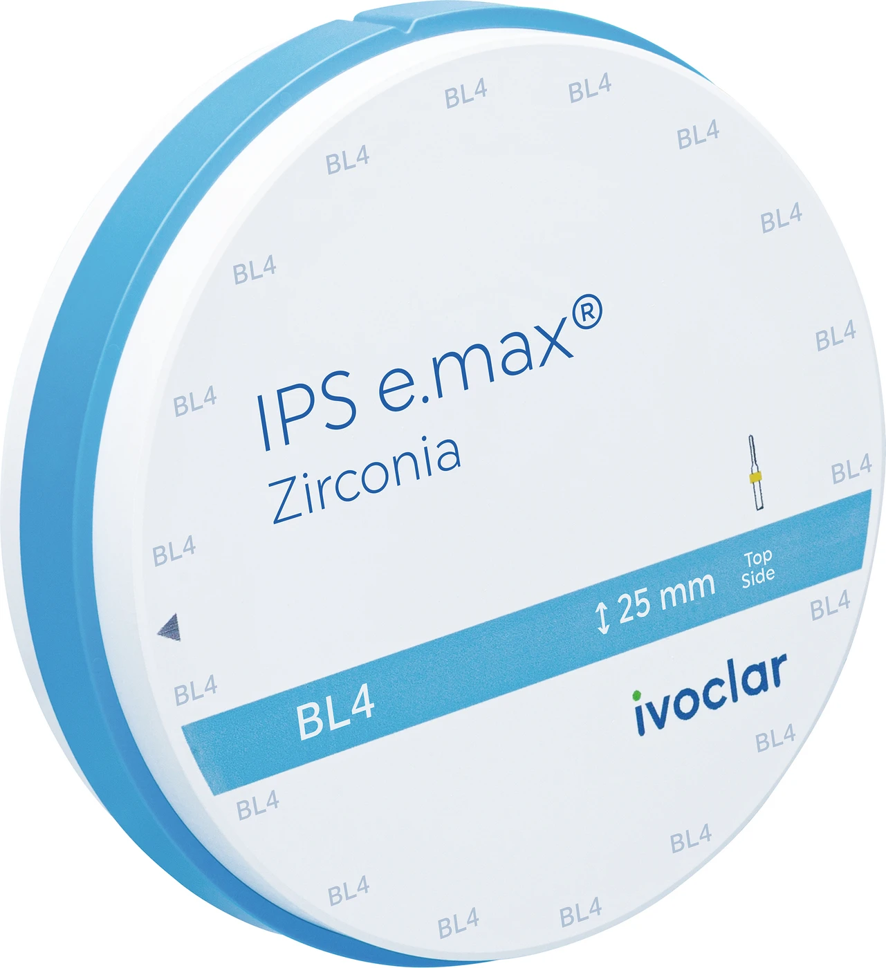 IPS e.max Zirconia Stück Ø 98,5 mm, H: 25 mm, BL4