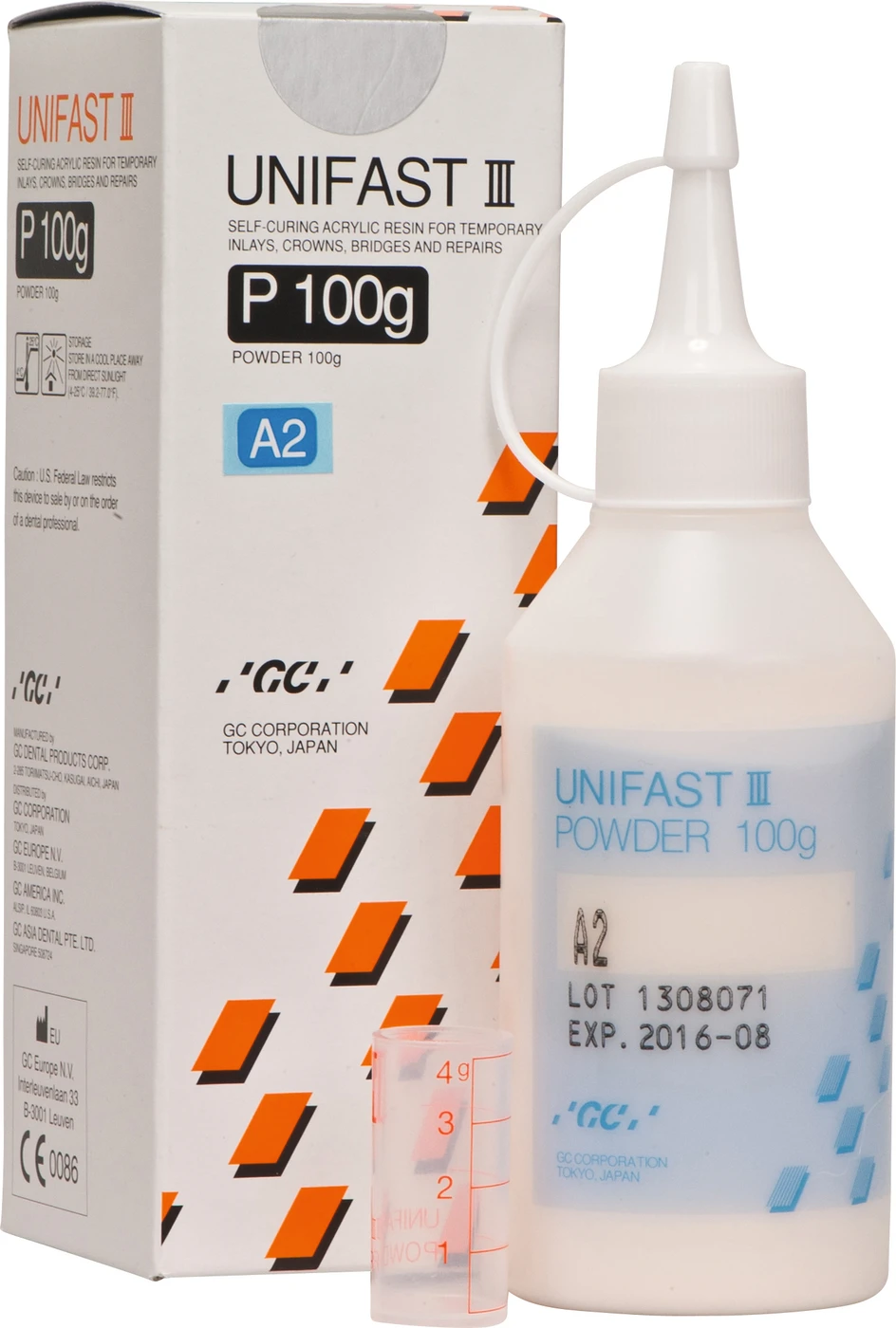 GC UNIFAST III Nachfüllpackung 100 g Pulver A2