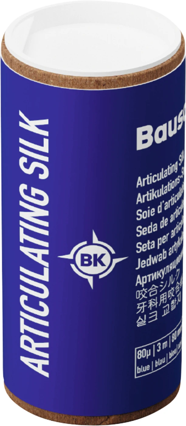 ARTIKULATIONS-SEIDE 80 µ Rolle 3 m blau, 80 mm, BK 877