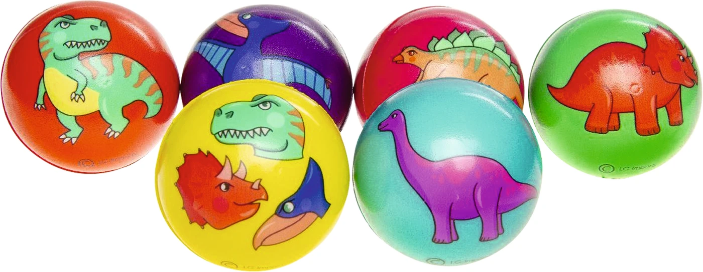 Antistressball Packung 24 Stück Ø 6 cm, Dino