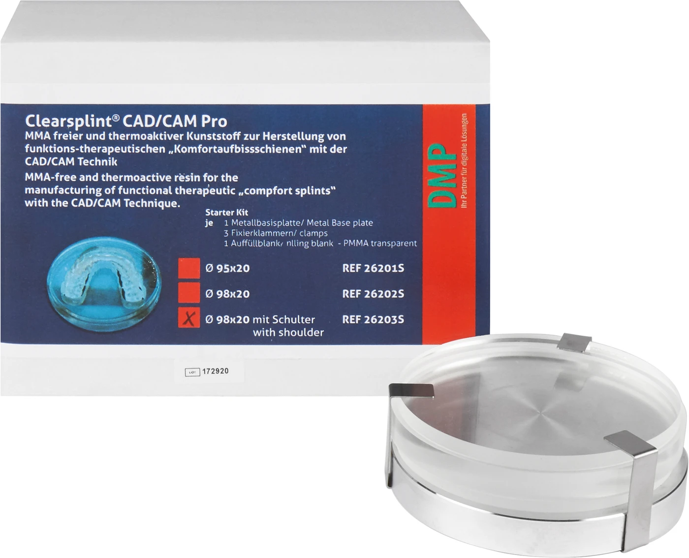 astron® Clearsplint® CAD/CAM Pro Starter Kit Pro S