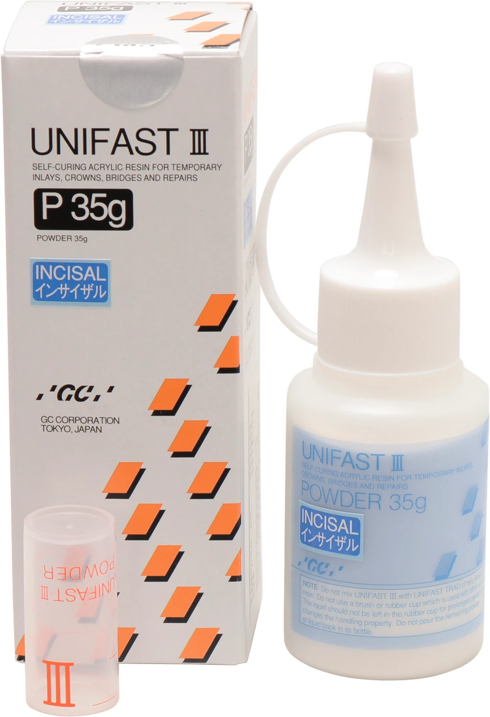 GC UNIFAST III Nachfüllpackung 35 g Pulver incisal