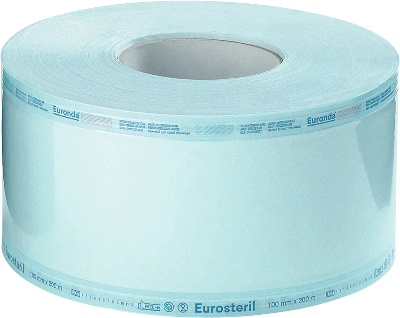 Eurosteril Pro Sterilisationsfolie Rolle 200 m, 100 mm