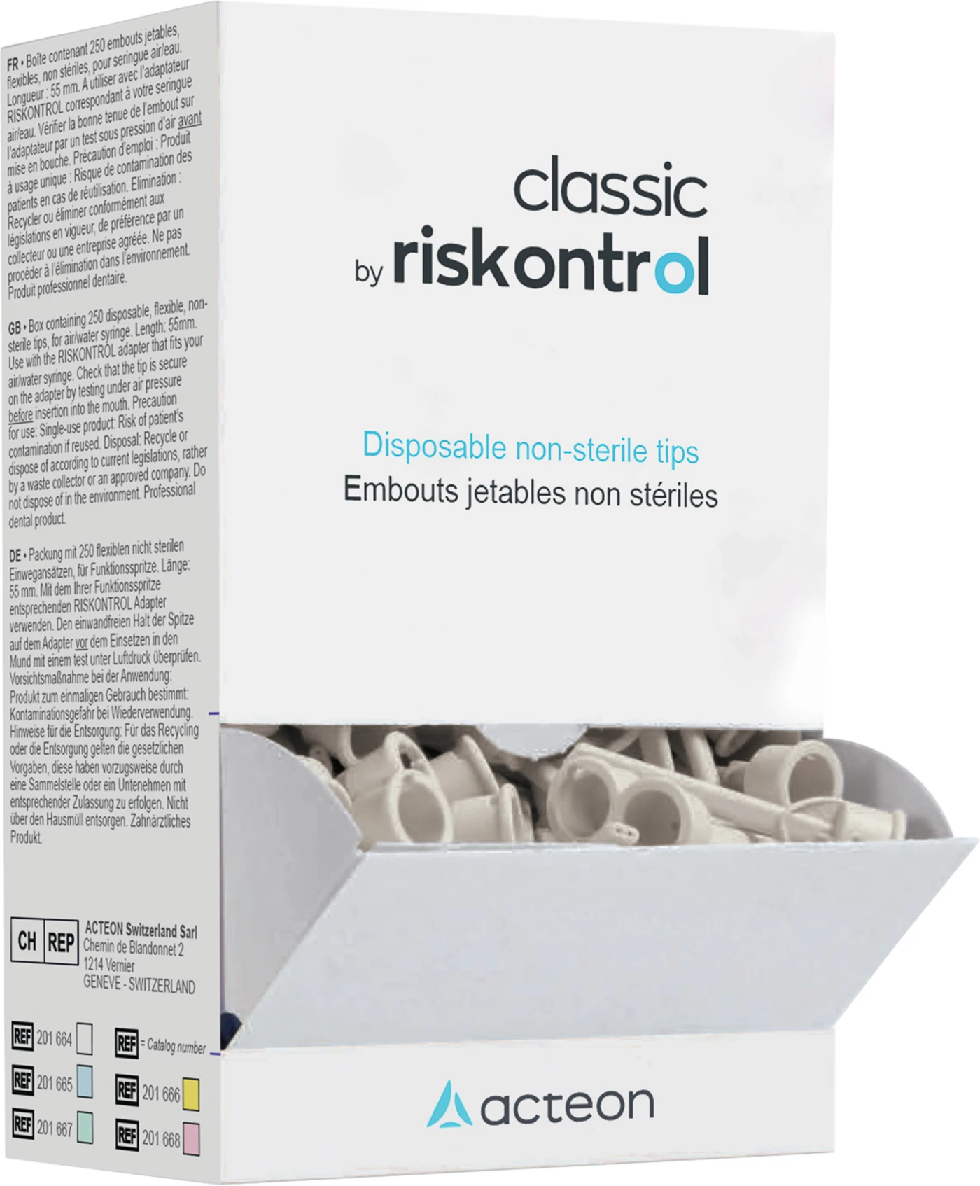 RISKONTROL® Packung 250 Stück weiß