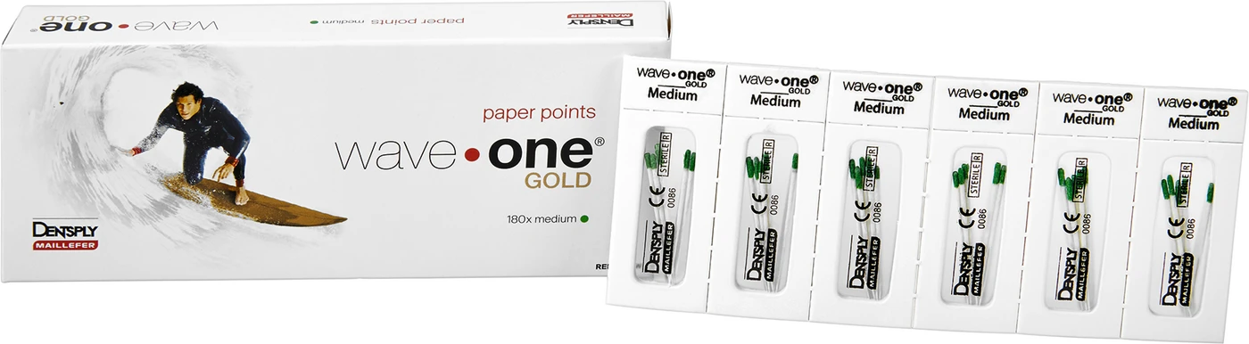 WaveOne® Gold Papierspitzen Packung 180 Stück MEDIUM