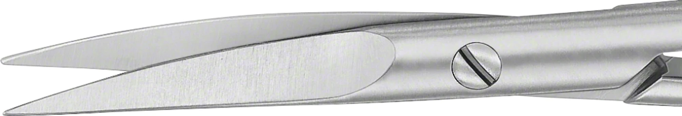 Feine Scheren Stück BC107R, 115 mm, gebogen