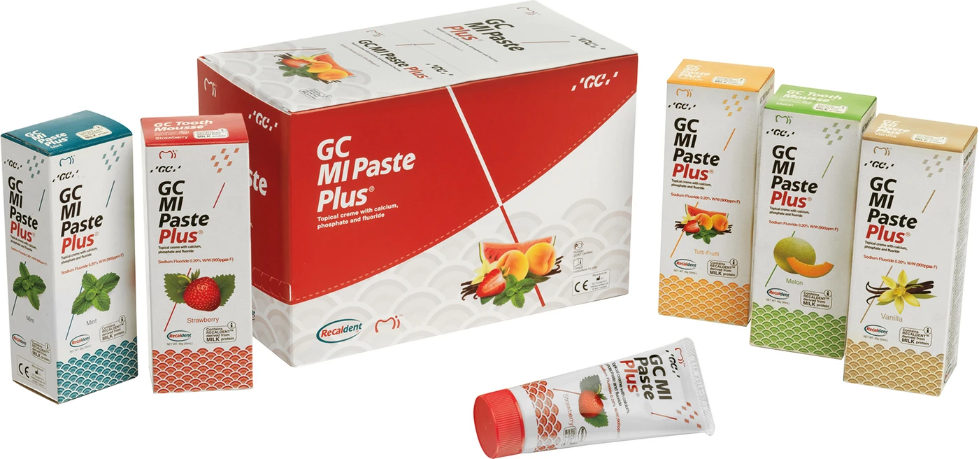 GC MI Paste Plus® Packung 10 x 40 g sortiert