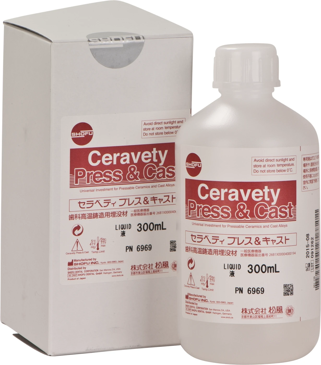 Ceravety Press & Cast Flasche 300 ml Liquid