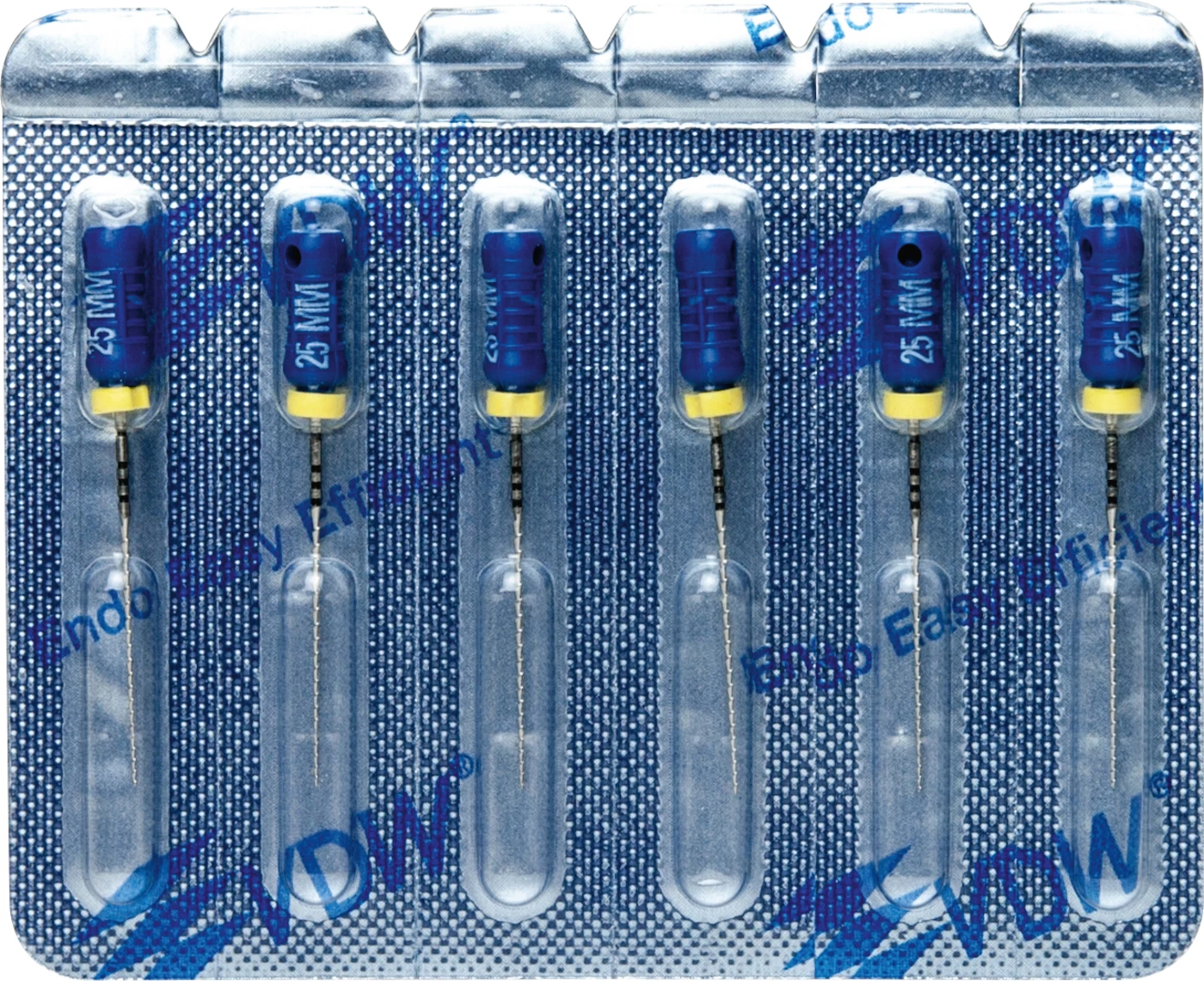 STERILE Hedstroem Feilen Blisterpackung 6 Stück 25 mm ISO 030