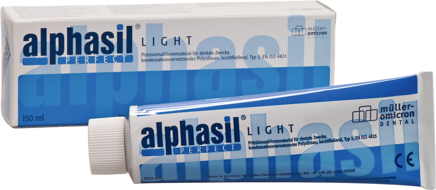 alphasil® PERFECT Tube 150 ml LIGHT, dunkelblau