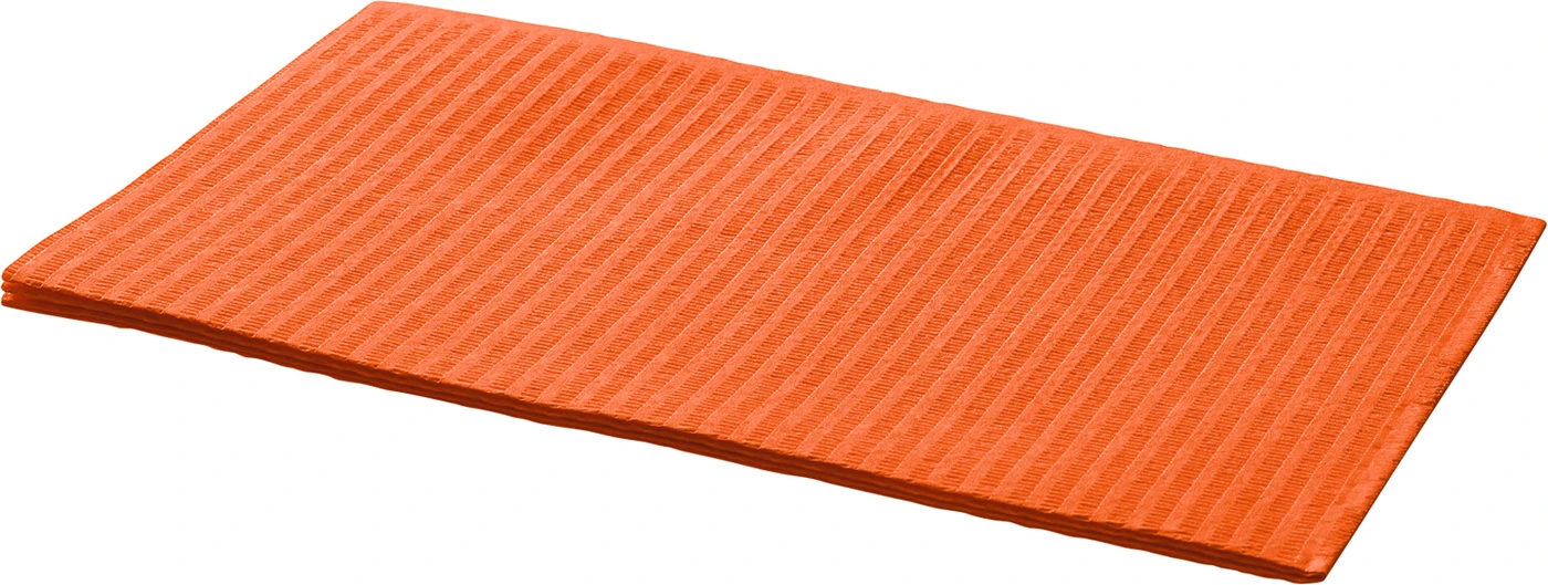 TOP SAFE Patientenservietten Karton 500 Stück orange, 33 x 45 cm, 2-lagig