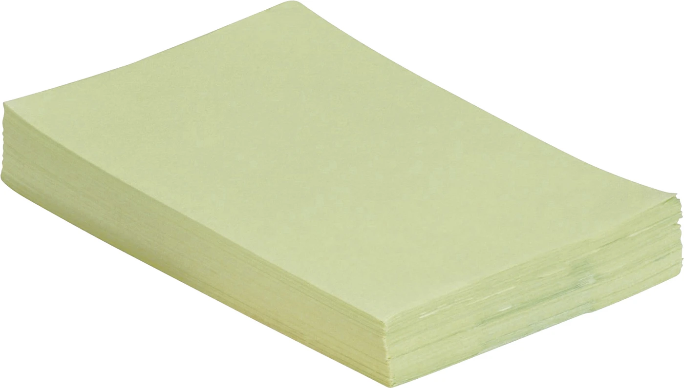 Monoart® Traypapier Blisterpackung 250 Stück grün, 28 x 36cm