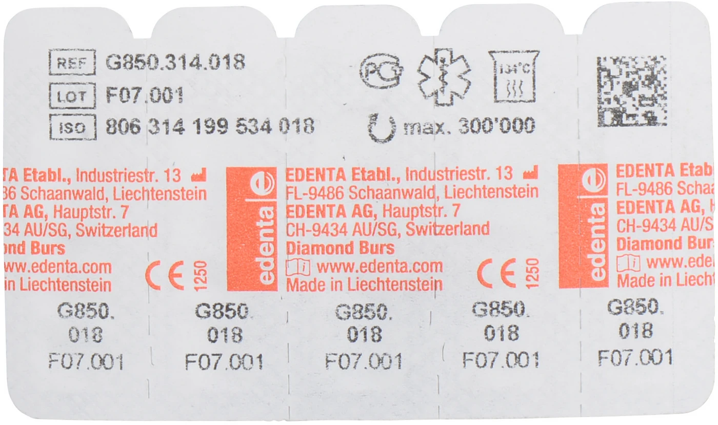 Diamanten 850 Packung 5 Stück grün grob, FG, Figur 199 Konus rund, 10 mm, ISO 018 Diamanten 850 Packung 5 Stück grün grob, FG, Figur 199 Konus rund, 10 mm, ISO 018