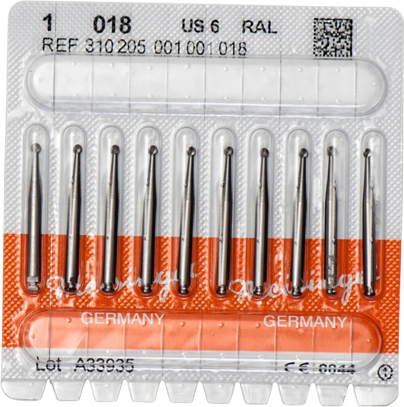 Stahlbohrer 1 Packung 10 Stück RA L, Figur 001, ISO 018