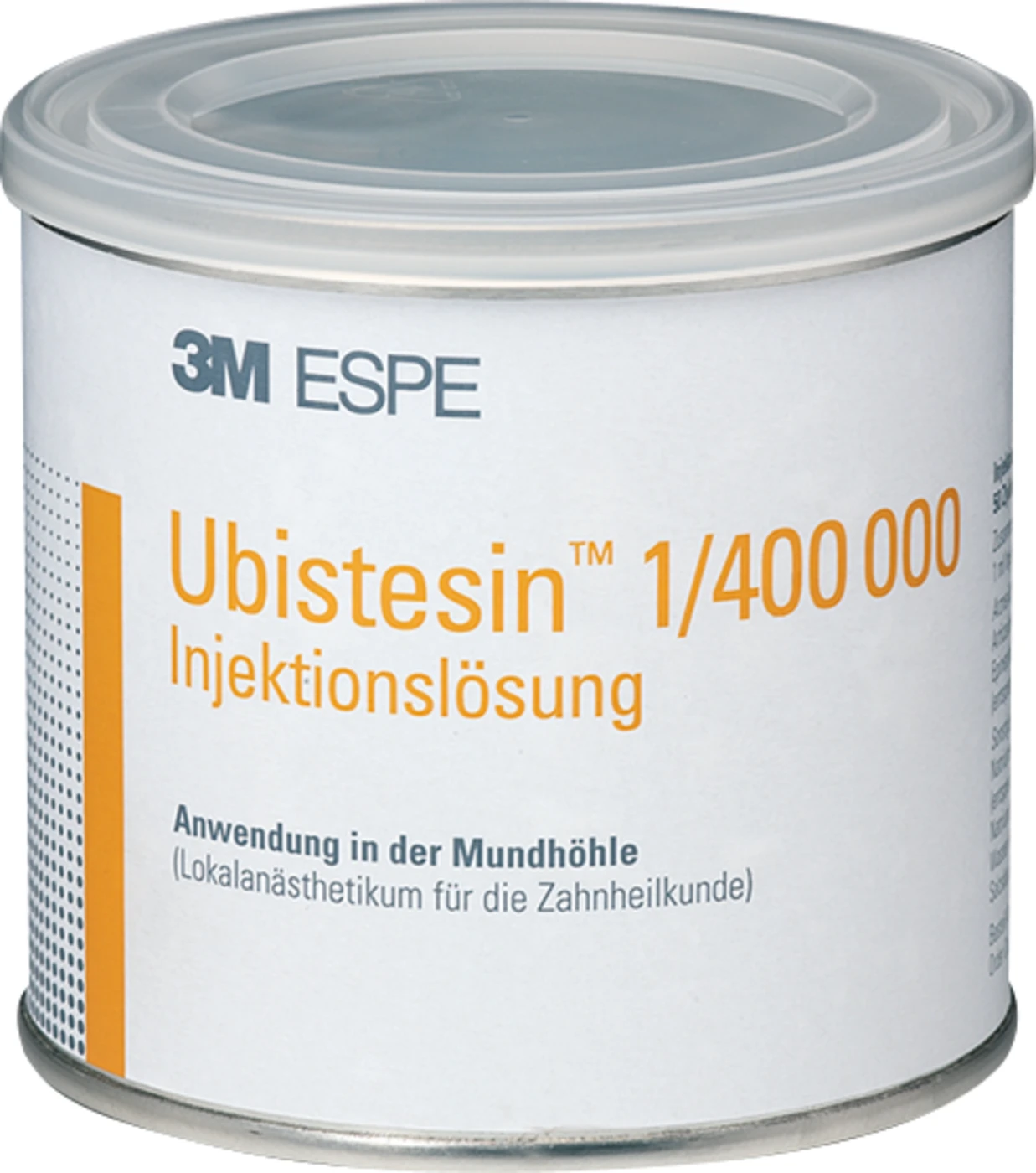 Ubistesin™ Dose 50 Stück Kappe orange, 1:400.000