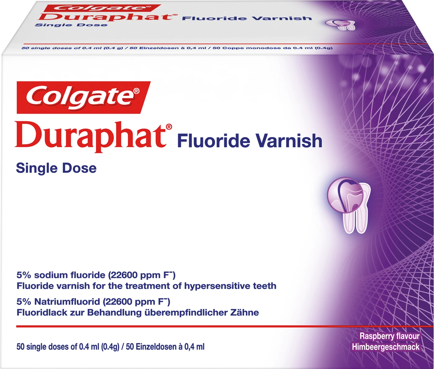 Duraphat® Fluoridlack Single Dose Packung 50 x 0,4 ml