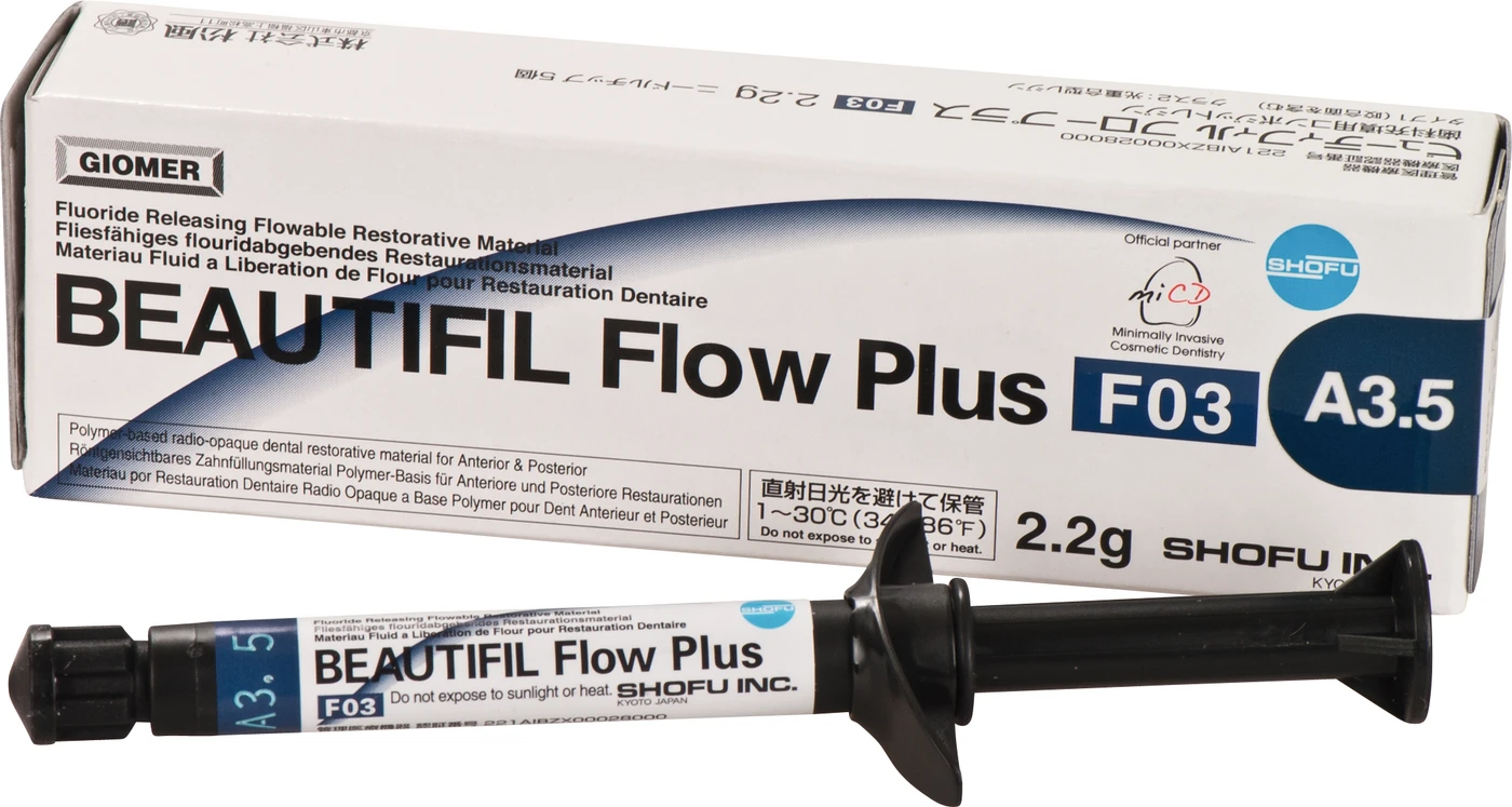 BEAUTIFIL Flow Plus Spritze 2,2 g F03 Low Flow A3,5