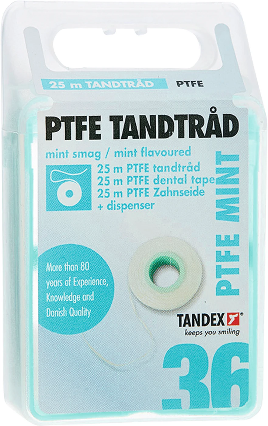 TANDEX FLOSI Tape - PTFE Spenderbox 25 m Mint