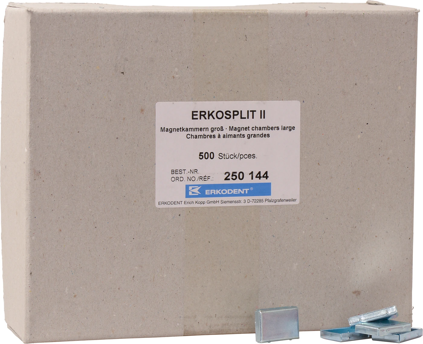 ERKOSPLIT II Packung 500 Magnetkammern groß