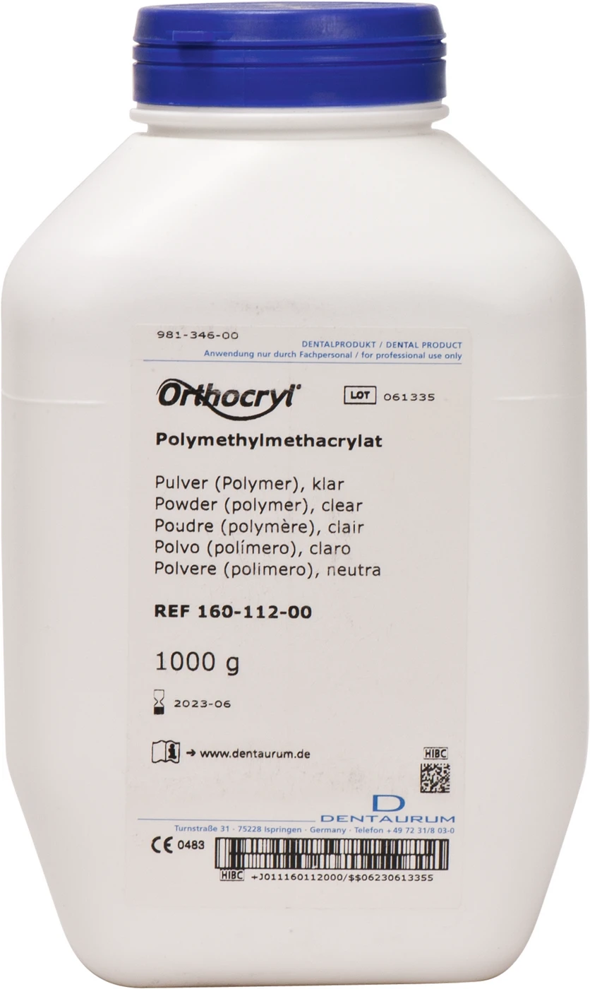 Orthocryl® Pulver Packung 1 kg klar