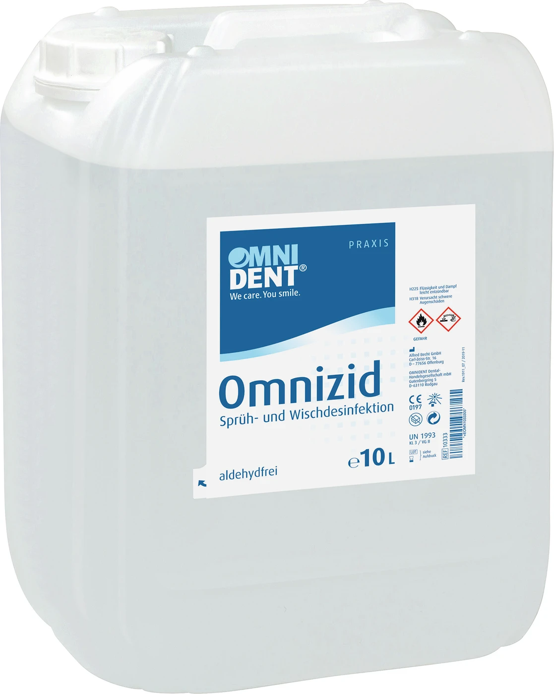 Omnizid Kanister 10 Liter Neutral