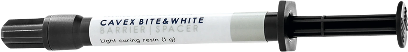 CAVEX Bite&White Shade Correction Starter Pack 2 x 2 ml Pen, 1 g Spritze, 5 Application Tips