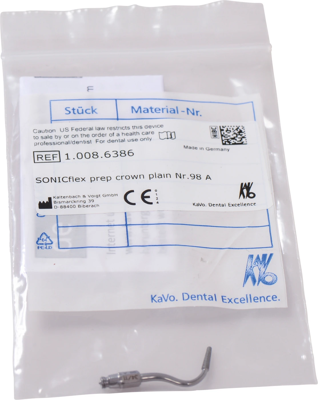 SONICflex crown prep Stück flach Nr. 98A