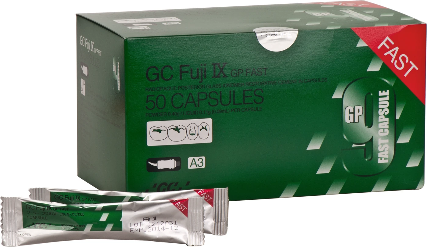 GC Fuji® IX GP Packung 50 Kapseln A3 schnellhärtend