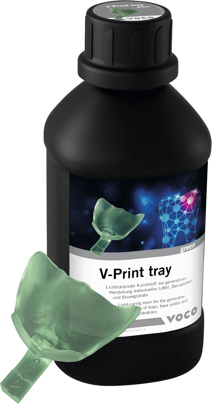 V-Print tray Flasche 1.000 g grün