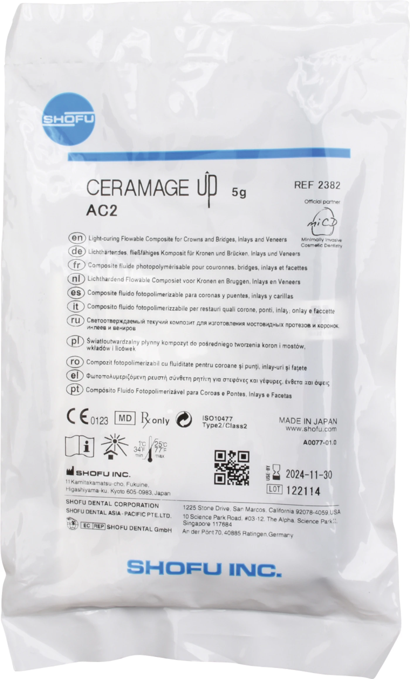 CERAMAGE UP Spritze 5 g Komposit Halsmasse AC2