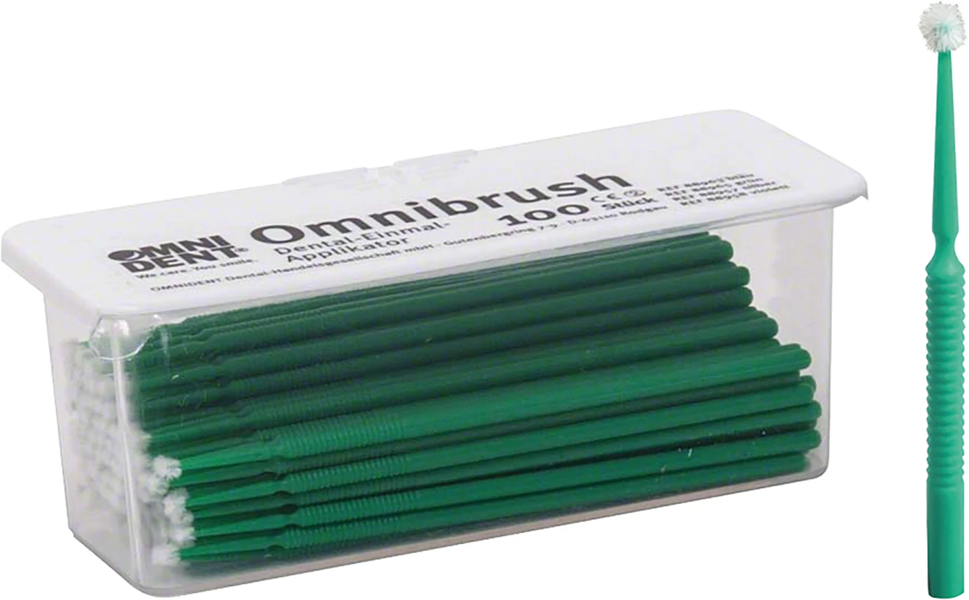 Omnibrush Packung 100 Stück grün