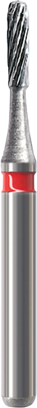 HM-Finierer TC47L Packung 5 Stück Birne lang, rot, 12 Schneiden, FG, Figur 234, 3,8 mm, ISO 010